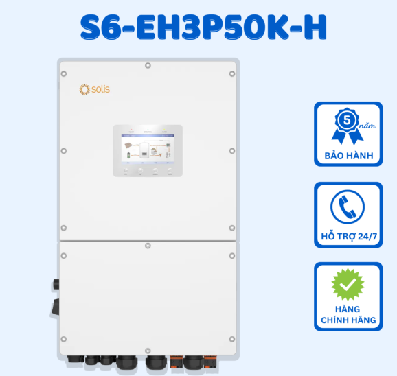 Inverter hybrid Solis S6-EH3P50K-H