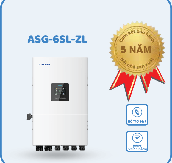 Inverter Hybrid Auxsol 6kW ASG-6SL-ZL - Inverter Hybrid 6KW