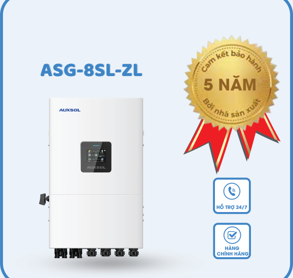  Inverter Hybrid Auxsol 8kW ASG-8SL-ZL - Inverter Hybrid 8KW