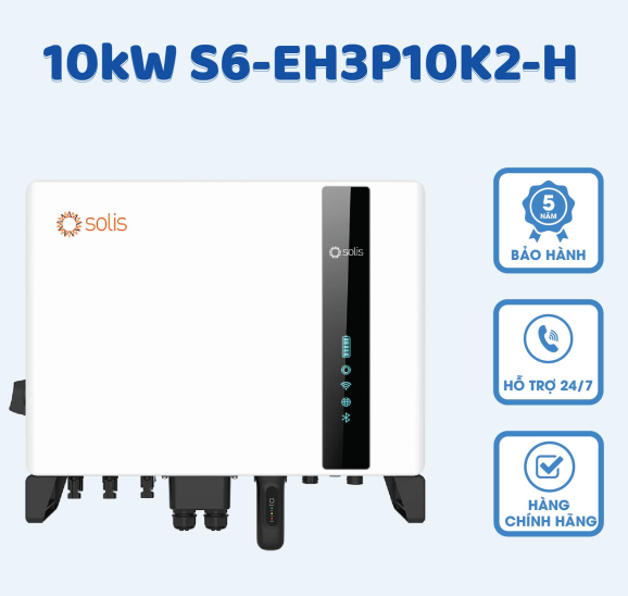 Inverter Hybrid Solis 10kW S6-EH3P10K2-H- Inverter 10KW