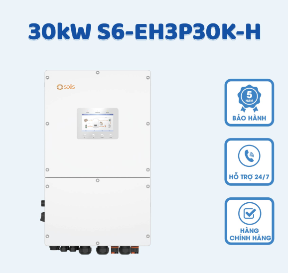 Inverter Hybrid Solis S6-EH3P30K-H