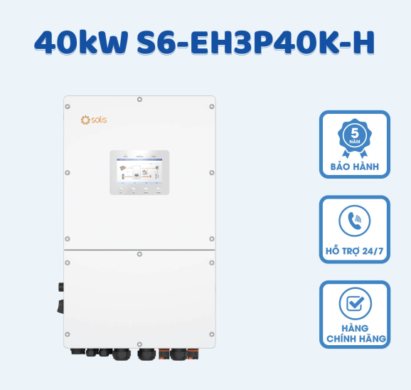 Inverter Hybrid Solis S6-EH3P40K-H