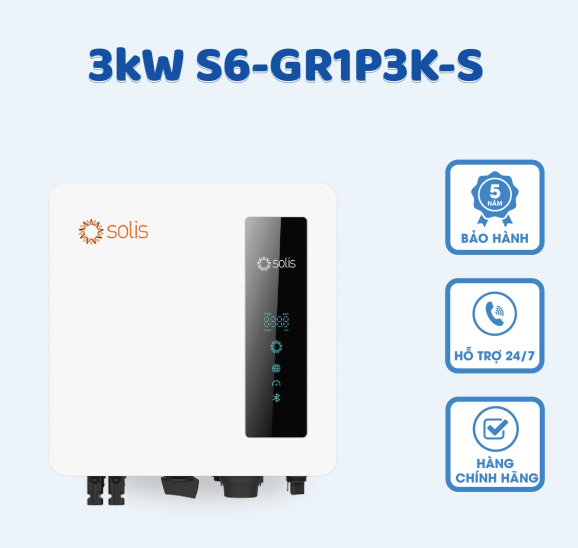 Inverter Solis 3kW S6-GR1P3K-S - Inverter 3KW