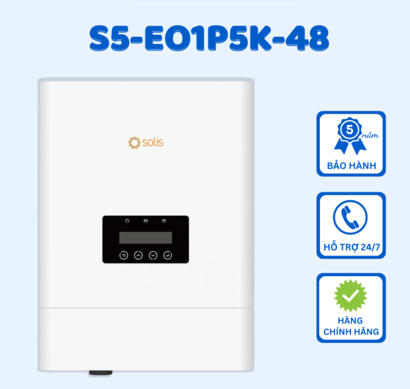 Inverter độc lập Solis S5-EO1P5K-48 - Inverter 1 pha 5KW