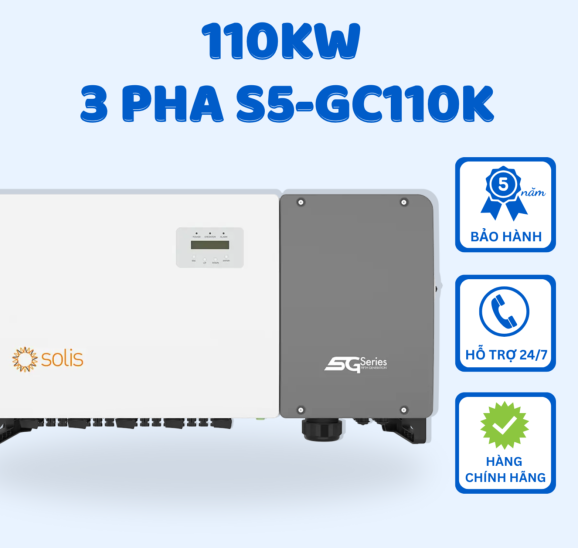 Inverter Solis 110KW 3 pha - S5-GC110K