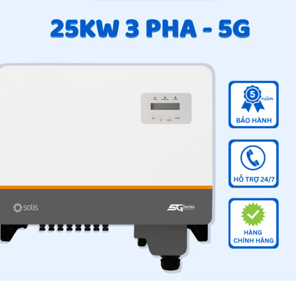 Inverter Solis 25KW 3 pha - 5G