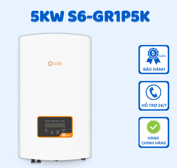 Inverter Solis 5kW S6-GR1P5K - Inverter 5KW