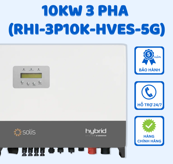 Inverter Solis Hybrid 10KW 3 Pha RHI-3P10K-HVES-5G