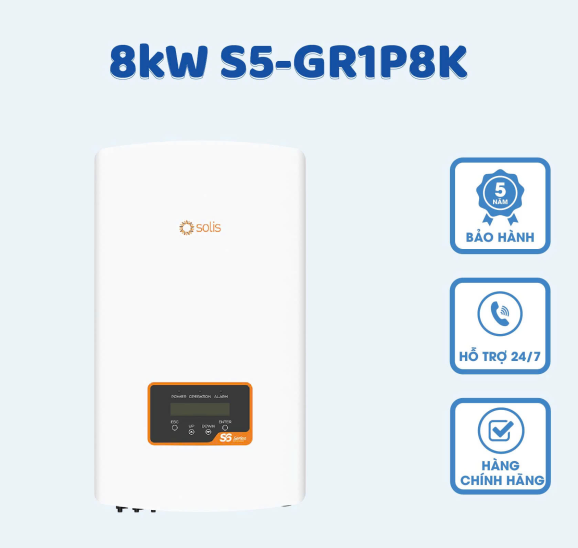 Inverter Solis 1 Pha 8KW S5-GR1P8K - Inverter 8KW