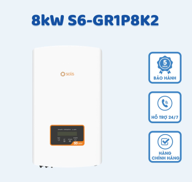 Inverter Solis 1 Pha 8KW S6-GR1P8K2 - Inverter 8KW