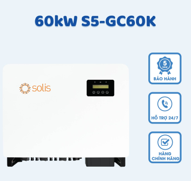 Inverter Solis 3 Pha 60kW S5-GC60K - Inverter 3 Pha