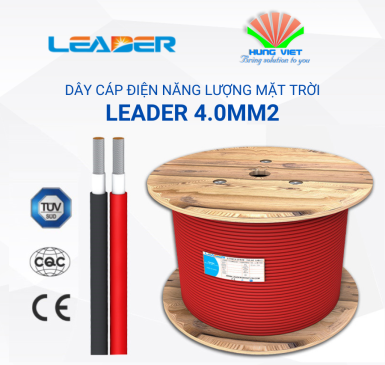 Dây cáp DC Solar Leader 4.0 (4mm2)