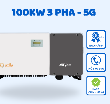 Inverter Solis 100KW 3 pha - 5G