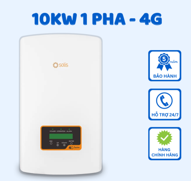 Inverter Solis 10KW 1 pha - 4G