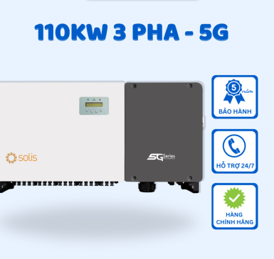 Inverter Solis 110KW 3 pha - 5G