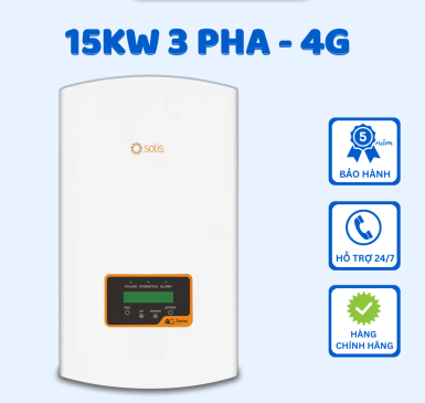 Inverter Solis 15KW 3 pha - 4G