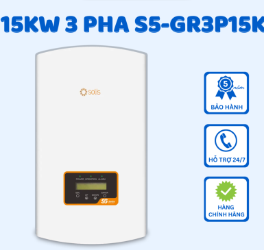 Inverter Solis 3 Pha 15kW S5-GR3P15K - Inverter 15KW