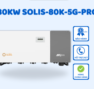 Inverter Solis 3 pha 80kW SOLIS-80K-5G-PRO