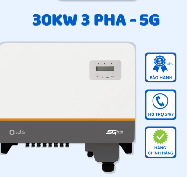Inverter Solis 30KW 3 pha - 5G