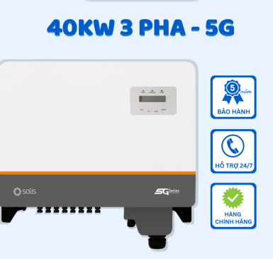 Inverter Solis 40KW 3 pha - 5G