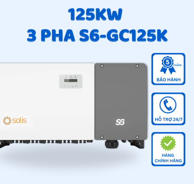 Inverter Solis 125KW 3 pha - S6-GC125K